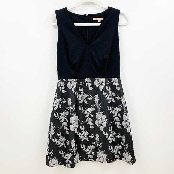 Hutch Dresses & Skirts - Hutch Mixed Media Sleeveless A-Line Floral Dress Sz M